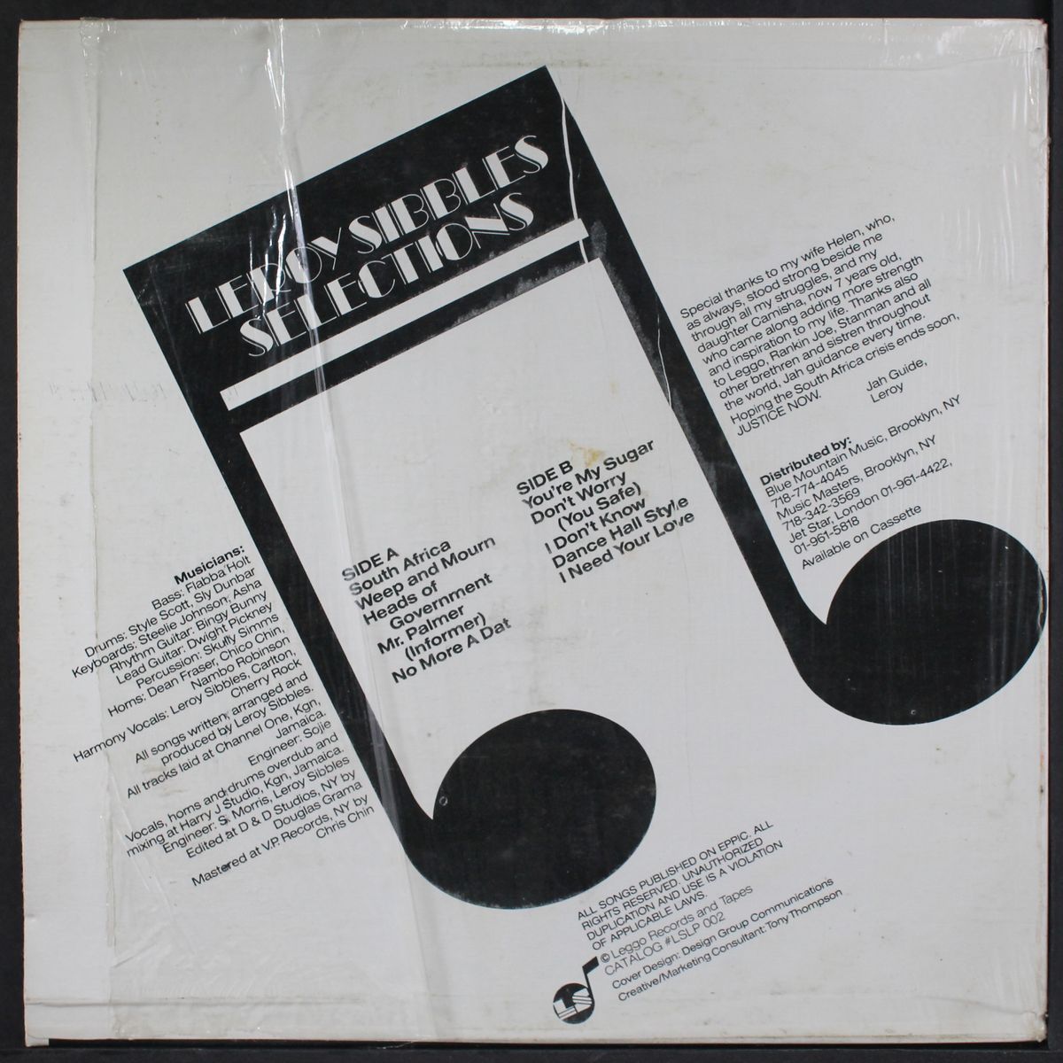 selections by LEROY SIBBLES