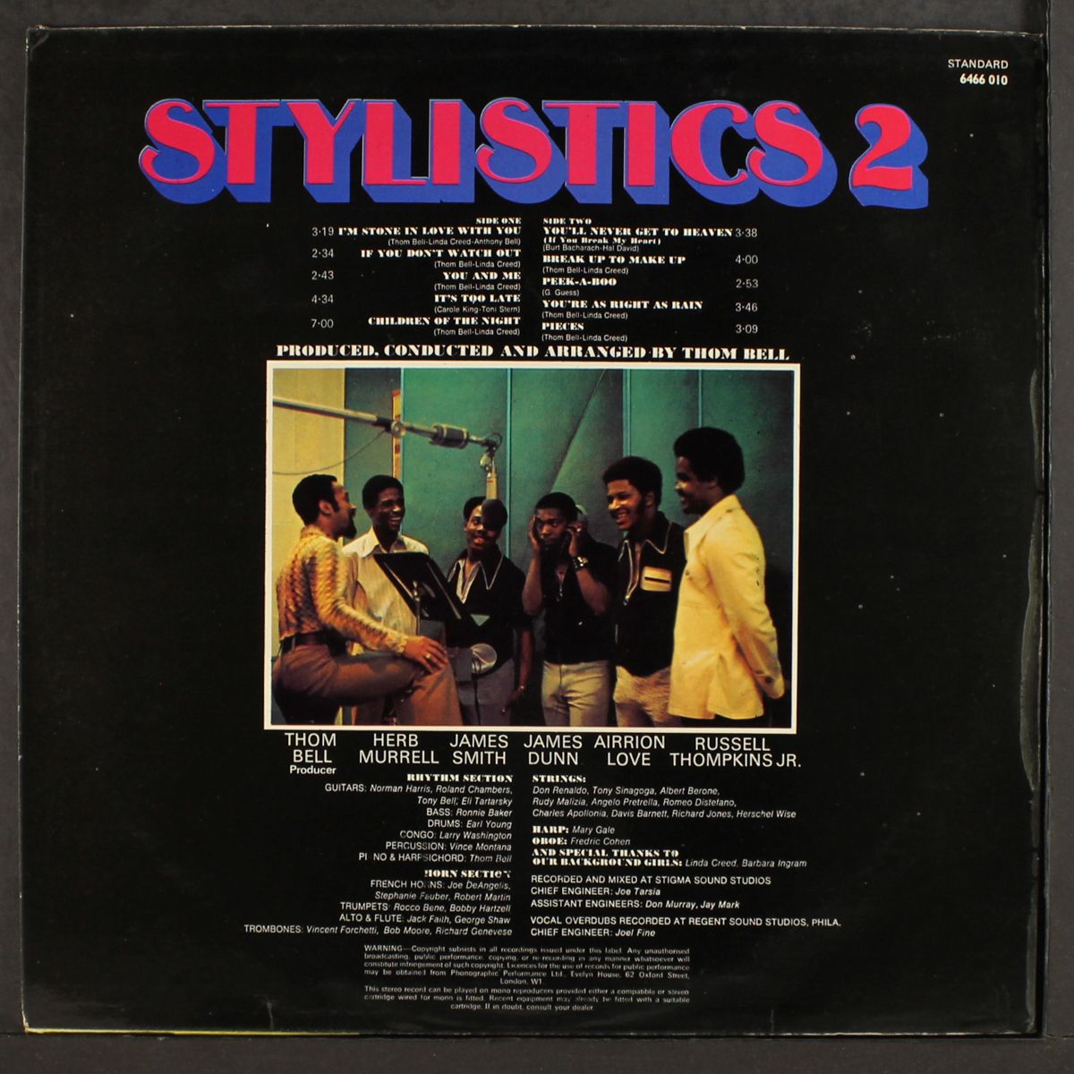 stylistics 2 by STYLISTICS
