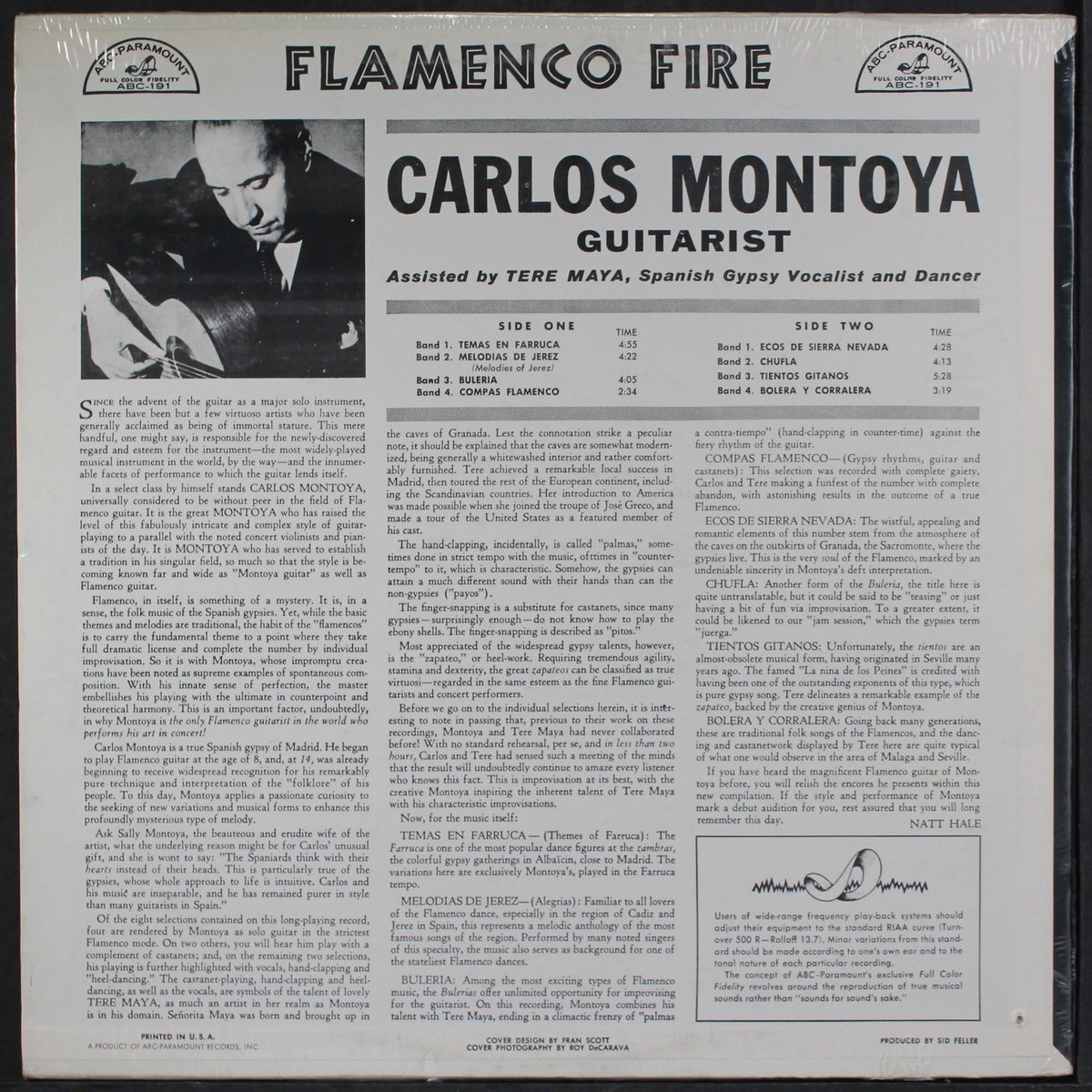 flamenco fire by CARLOS MONTOYA