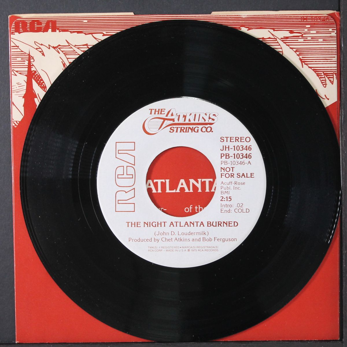 night atlanta burned / mono by ATKINS STRING CO.