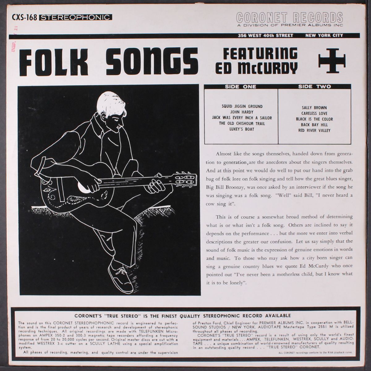 folk songs by ED MCCURDY