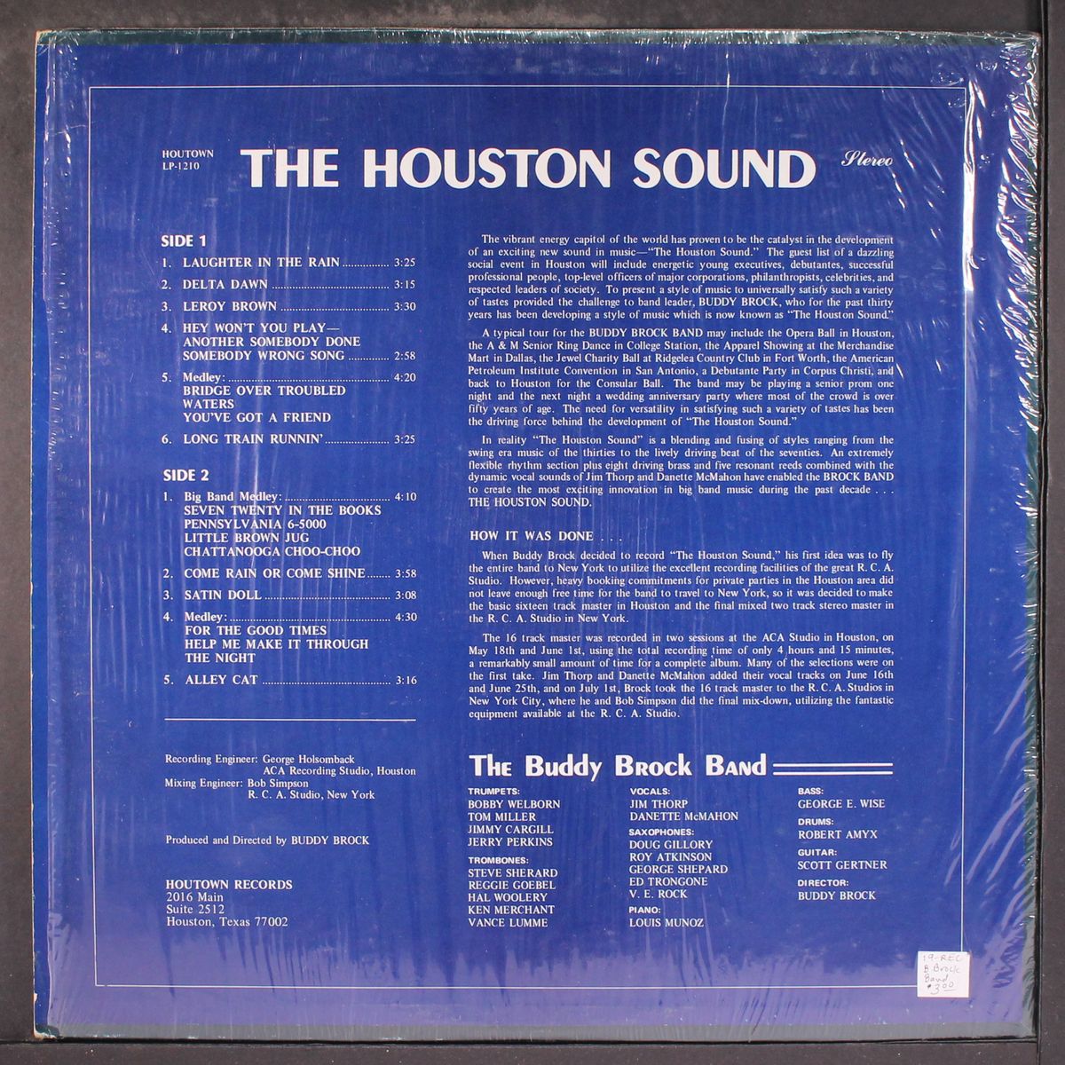 houston sound by BUDDY BROCK