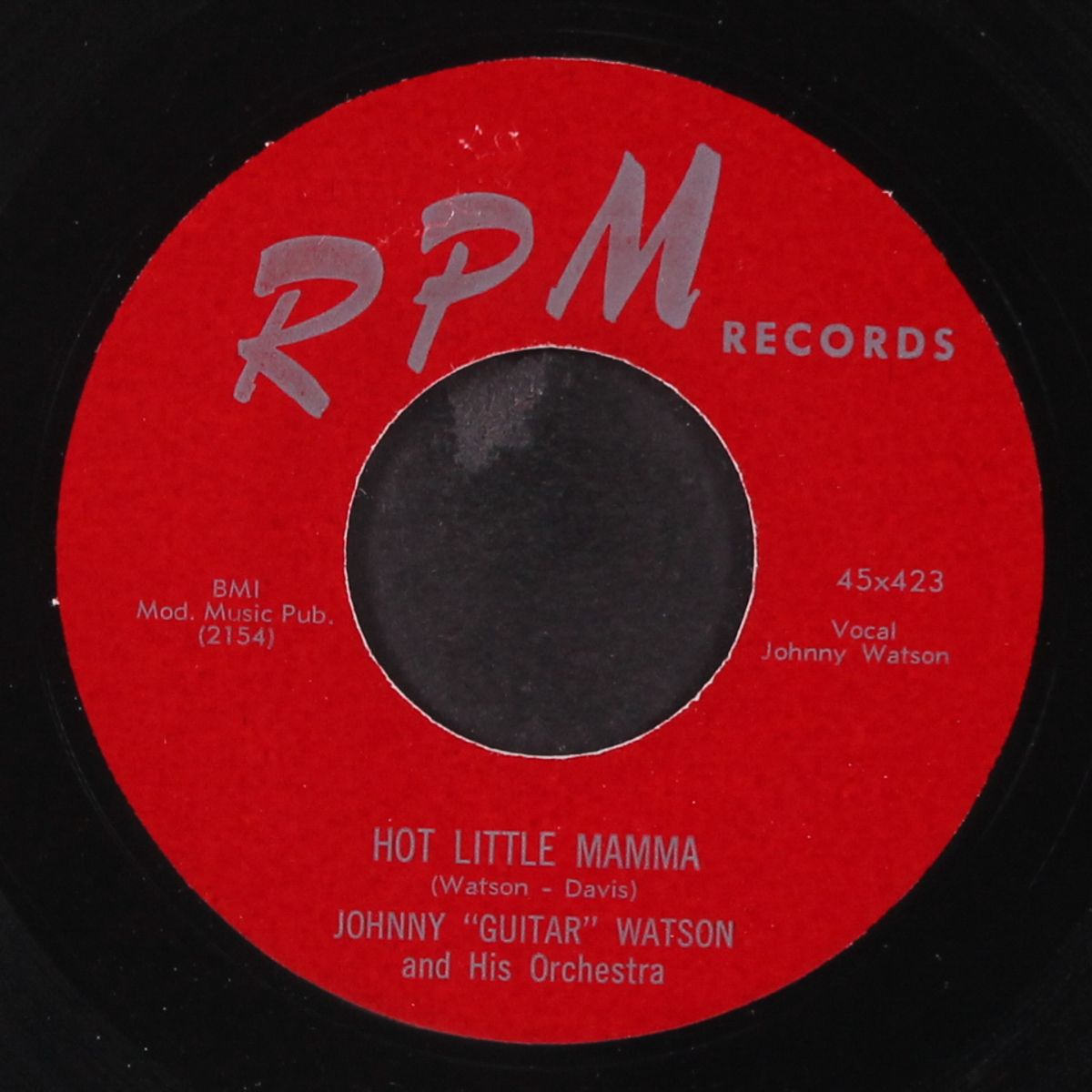 hot little mama / i love to love you by JOHNNY 'GUITAR' WATSON
