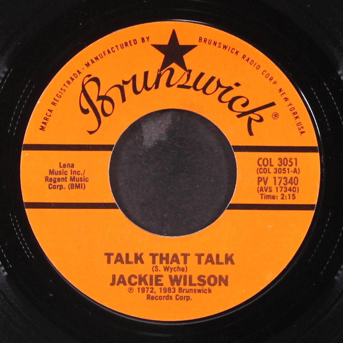 talk that talk / alone at last by JACKIE WILSON