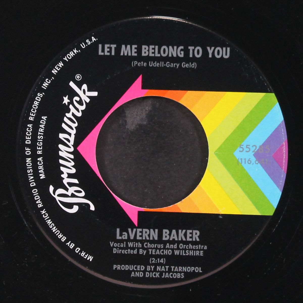 pledging my love / let me belong to you by LAVERN BAKER