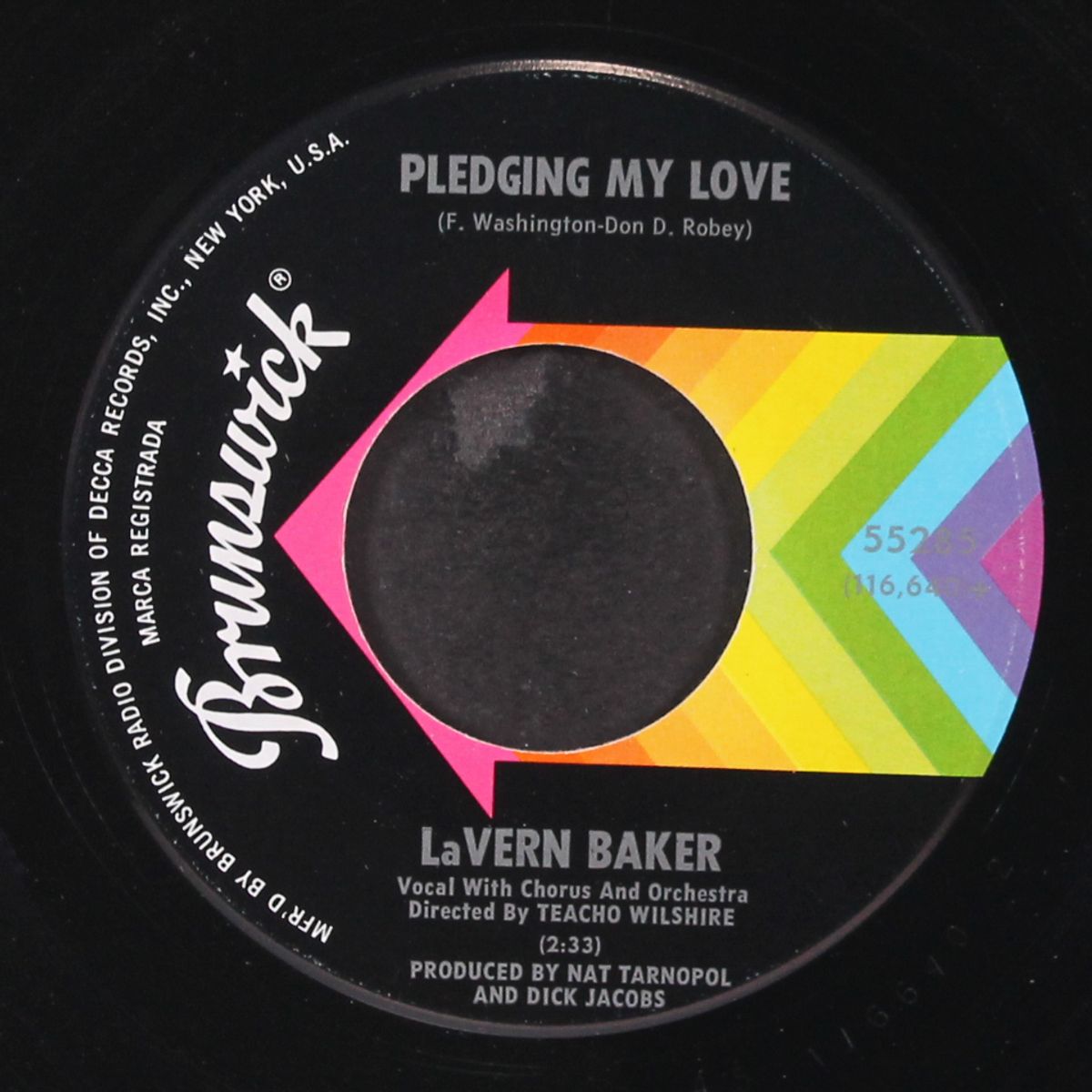 pledging my love / let me belong to you by LAVERN BAKER