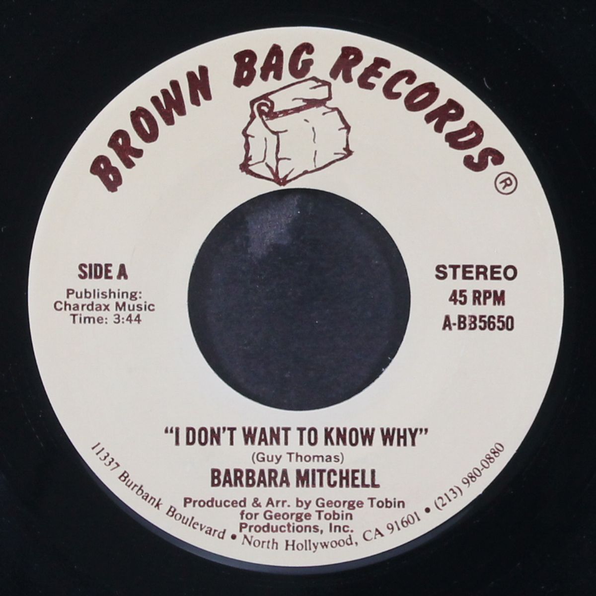 i don't want to know why / i won't change by BARBARA MITCHELL