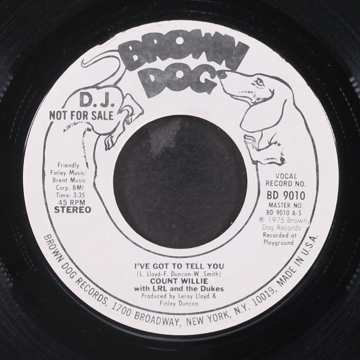 i've got to tell you / same by COUNT WILLIE