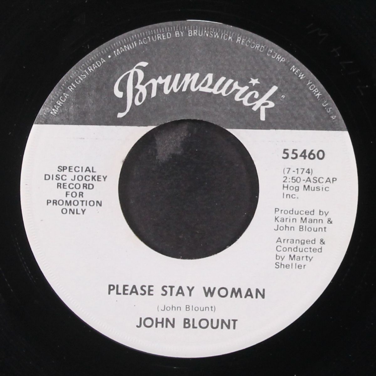 bad town / please stay woman by JOHN BLOUNT