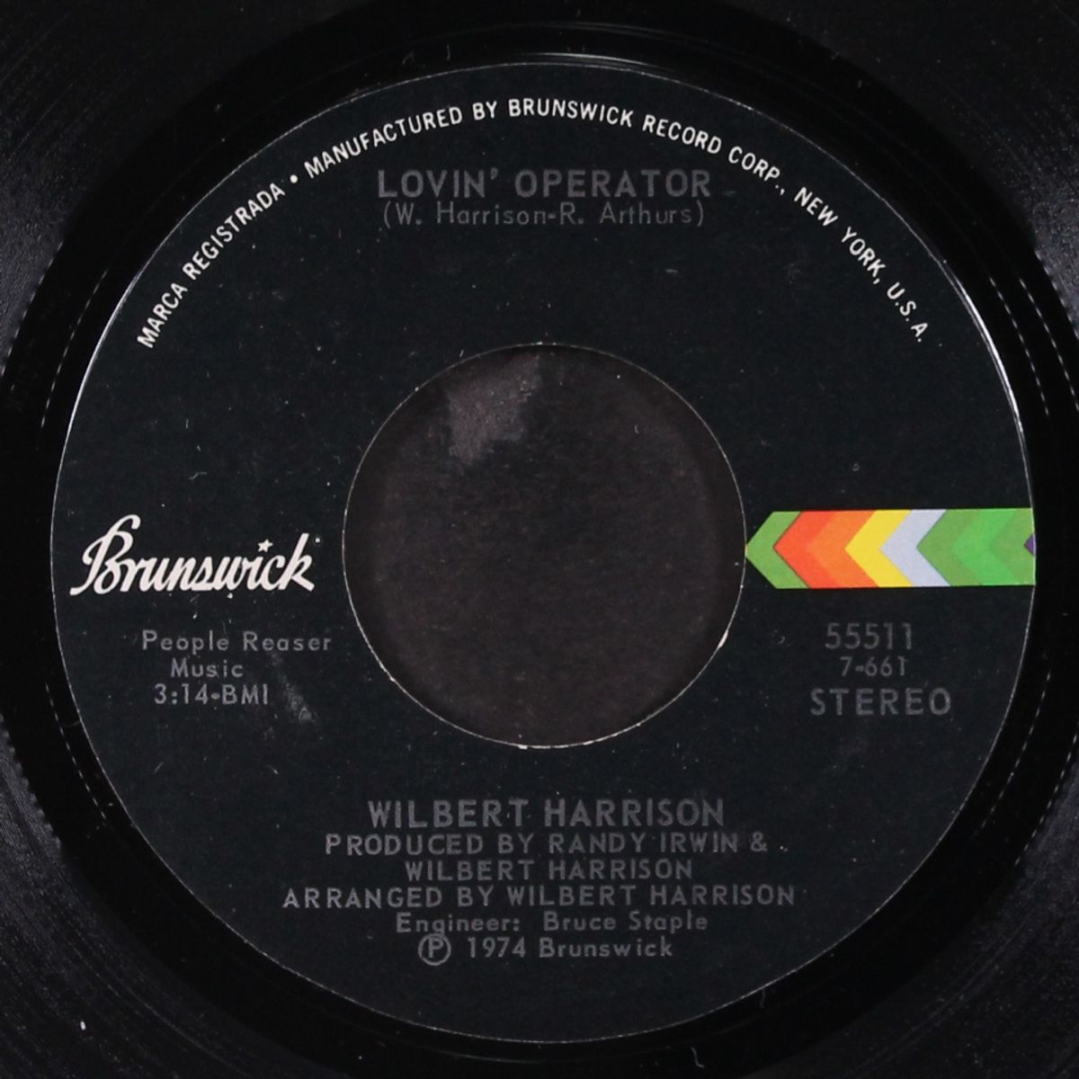 lovin' operator / love you by WILBERT HARRISON