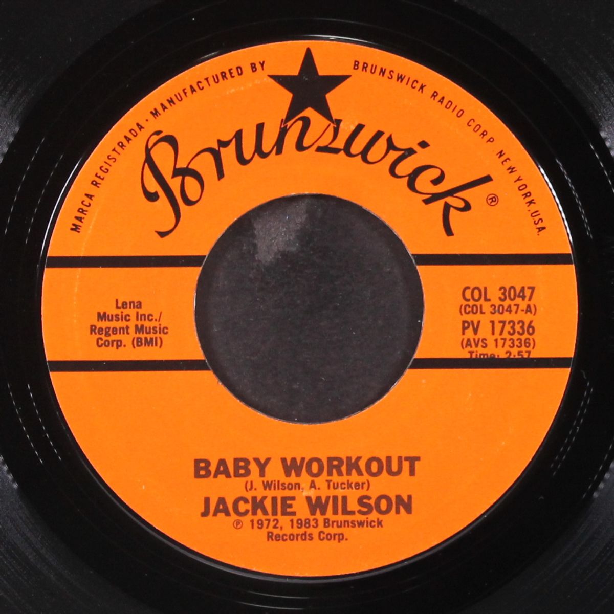 i'll be satisfied / baby workout by JACKIE WILSON