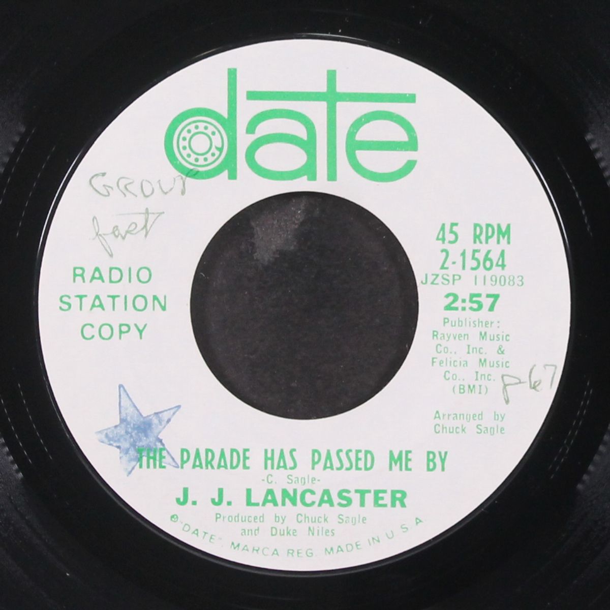 so unkind / the parade has passed me by by J.J. LANCASTER