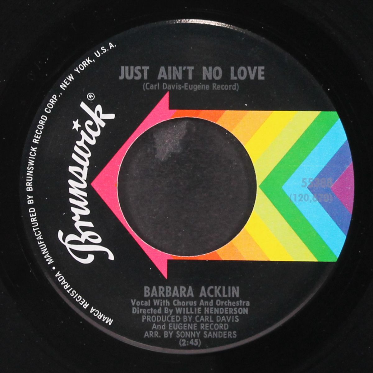 please sunrise, please / just ain't no love by BARBARA ACKLIN
