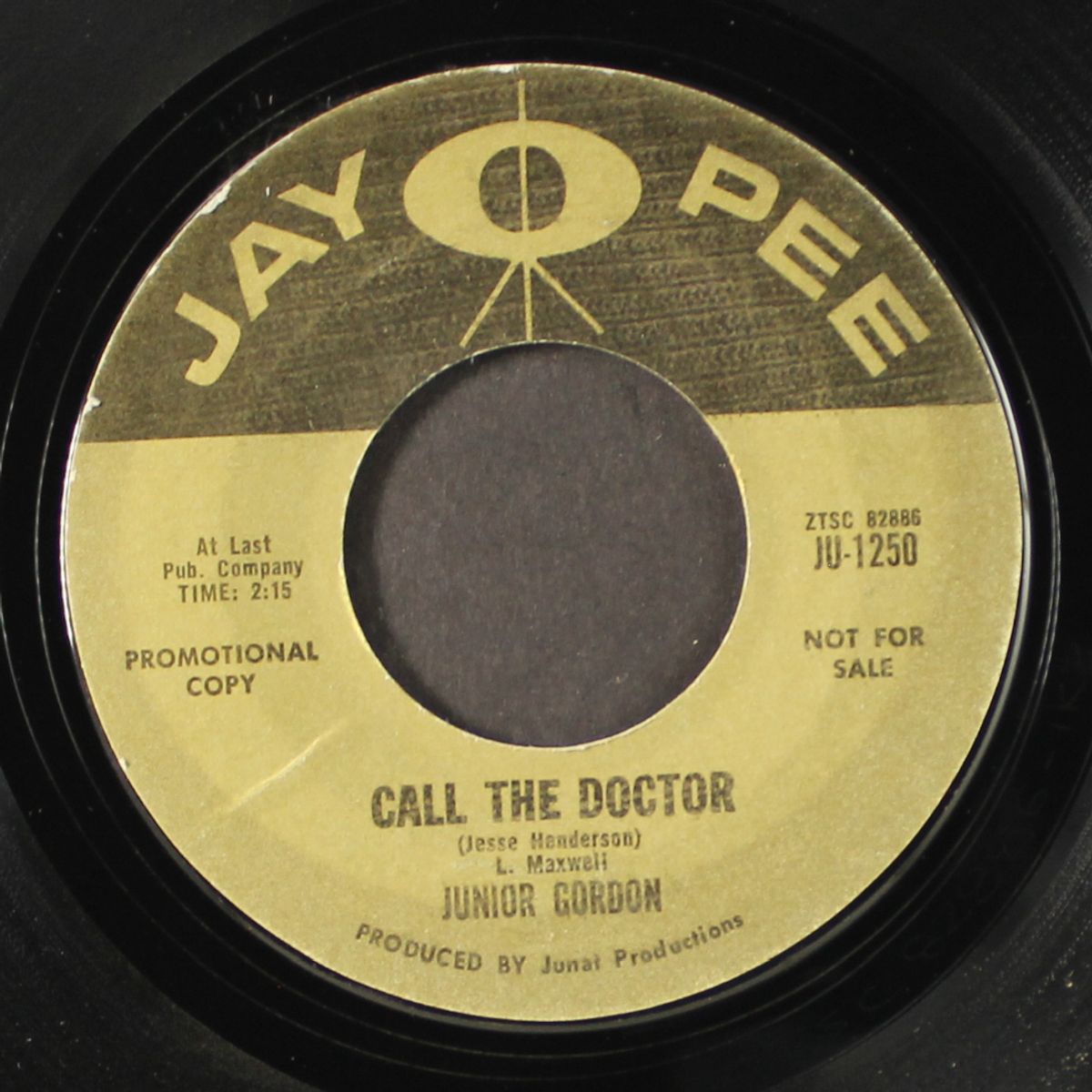 call the doctor / a brighter day by JUNIOR GORDON