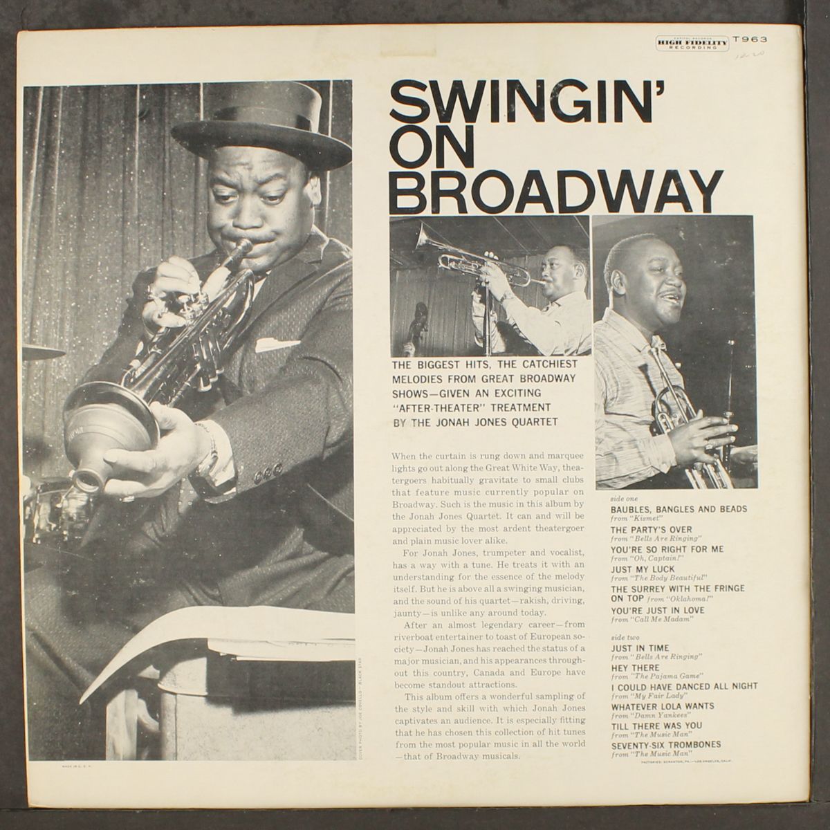 swingin on broadway by JONAH JONES
