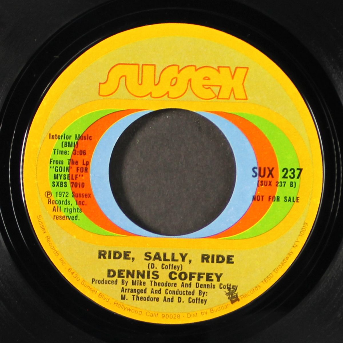 ride, sally, ride / getting it on by DENNIS COFFEY