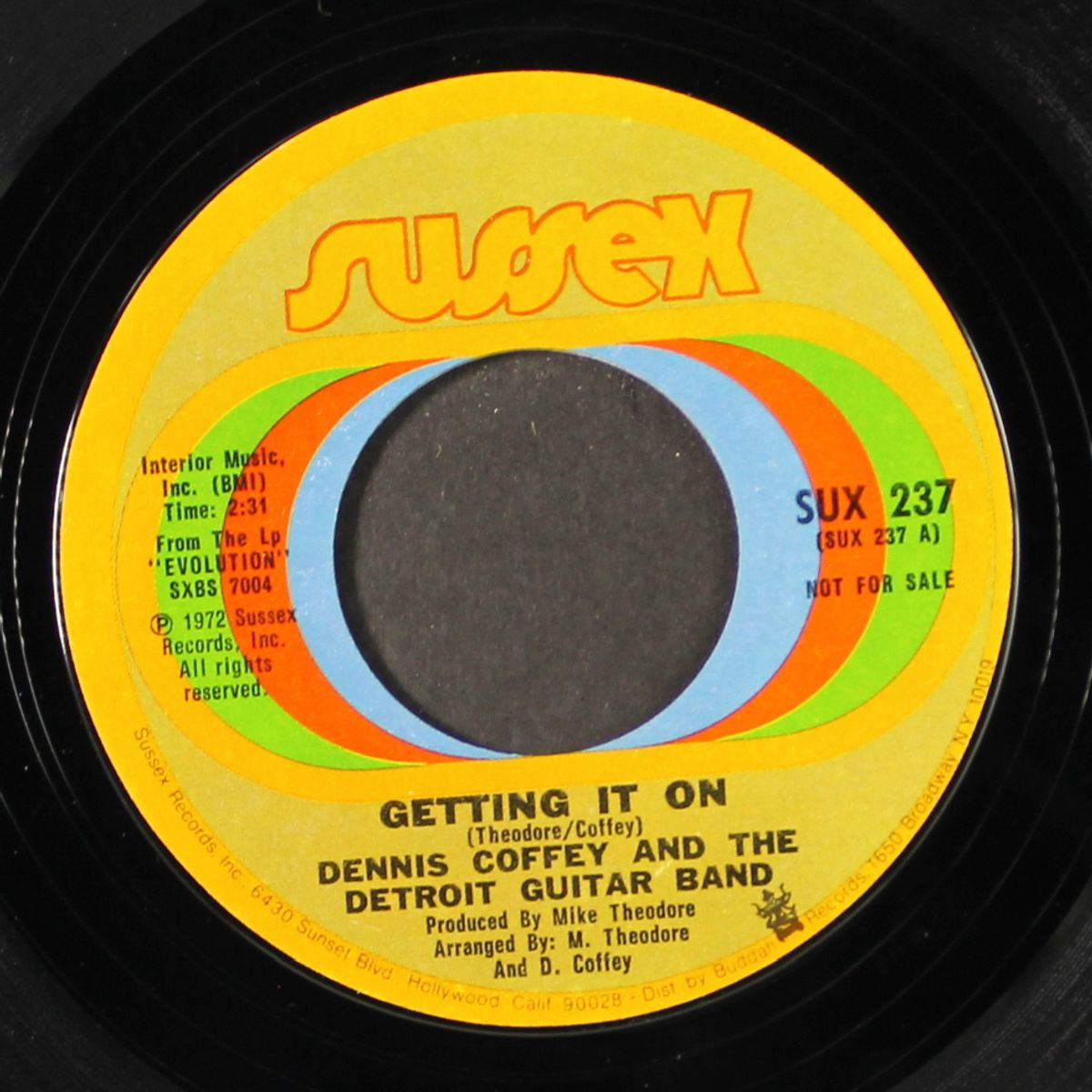 ride, sally, ride / getting it on by DENNIS COFFEY