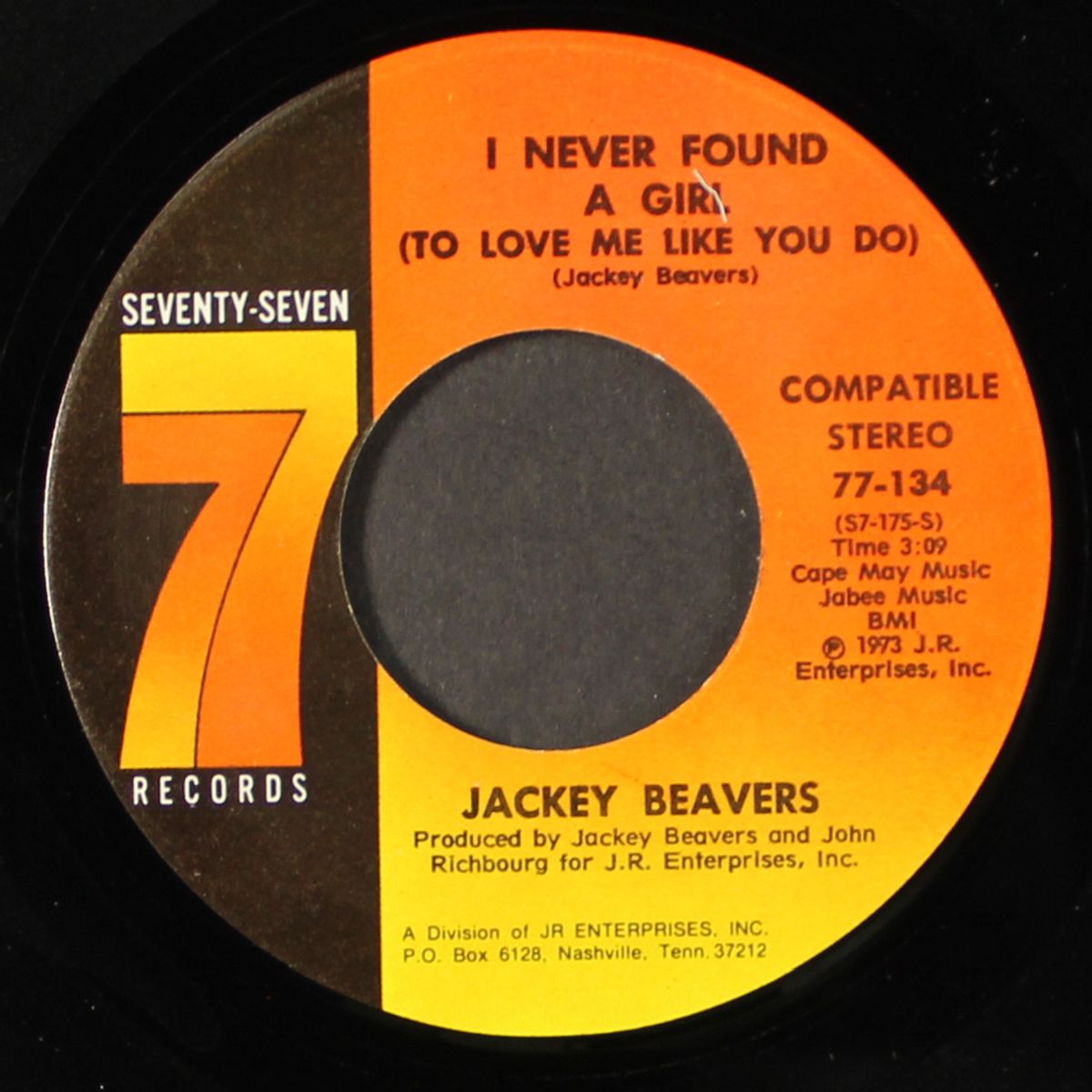 i never found a girl / place in the sun by JACKEY BEAVERS