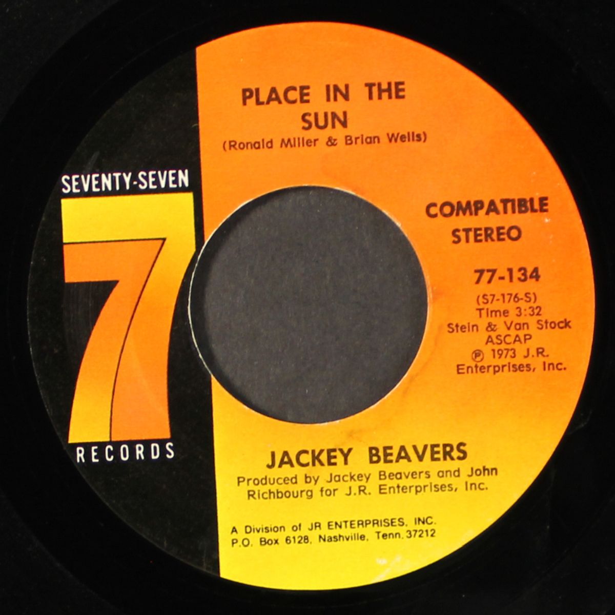 i never found a girl / place in the sun by JACKEY BEAVERS