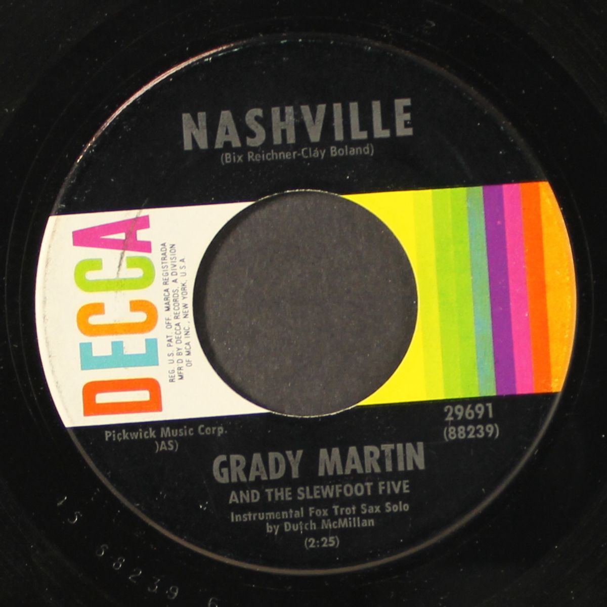 nashville / don't take your love from me by GRADY MARTIN