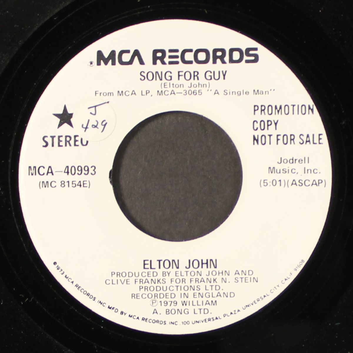 song for guy / lovesick by ELTON JOHN