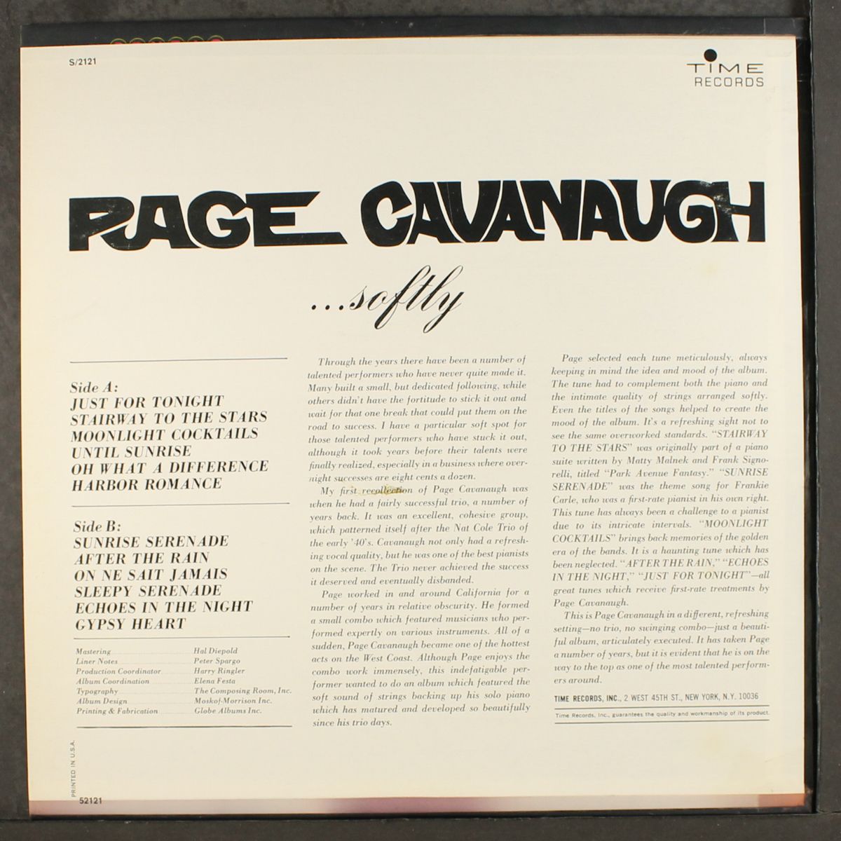 softly by PAGE CAVANAUGH