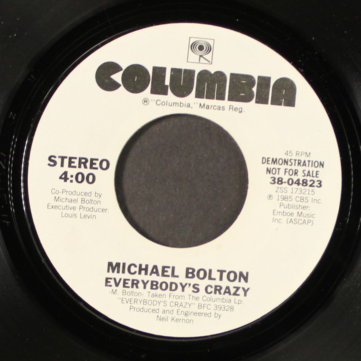 everybody's crazy / same by MICHAEL BOLTON
