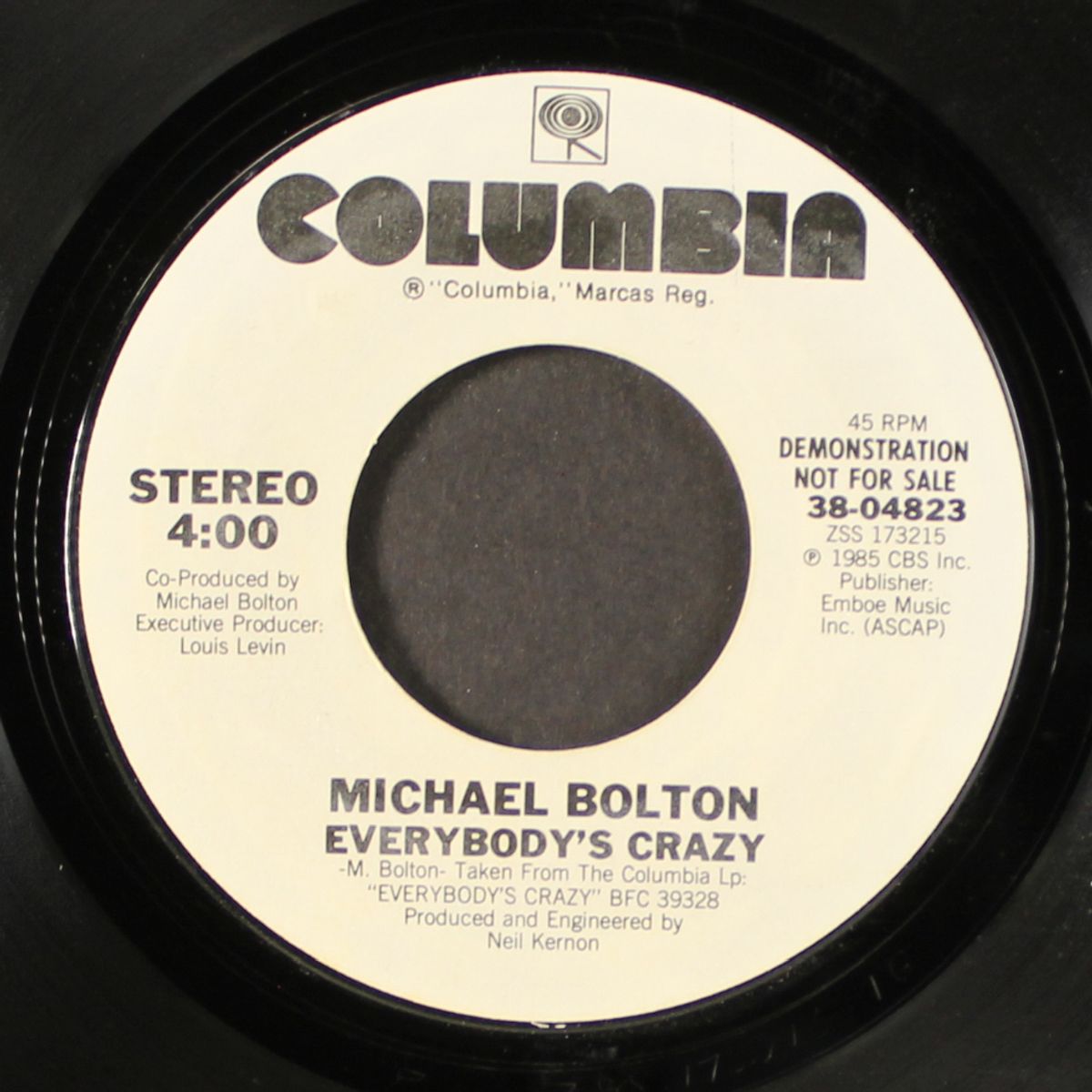 everybody's crazy / same by MICHAEL BOLTON
