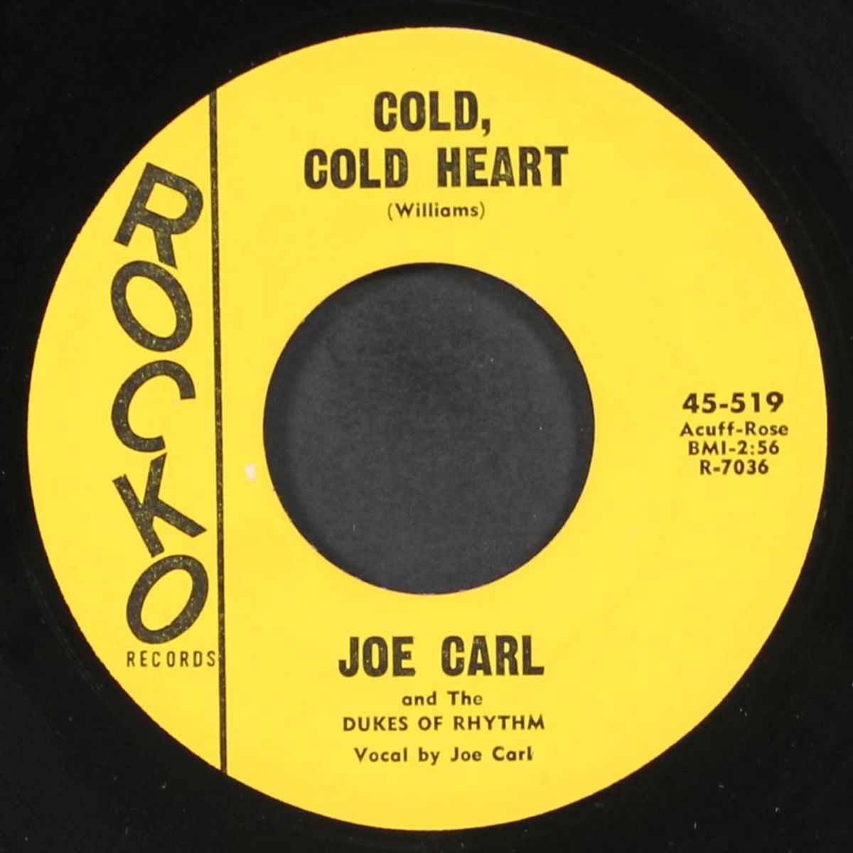 rockin' fever / cold, cold heart by JOE CARL