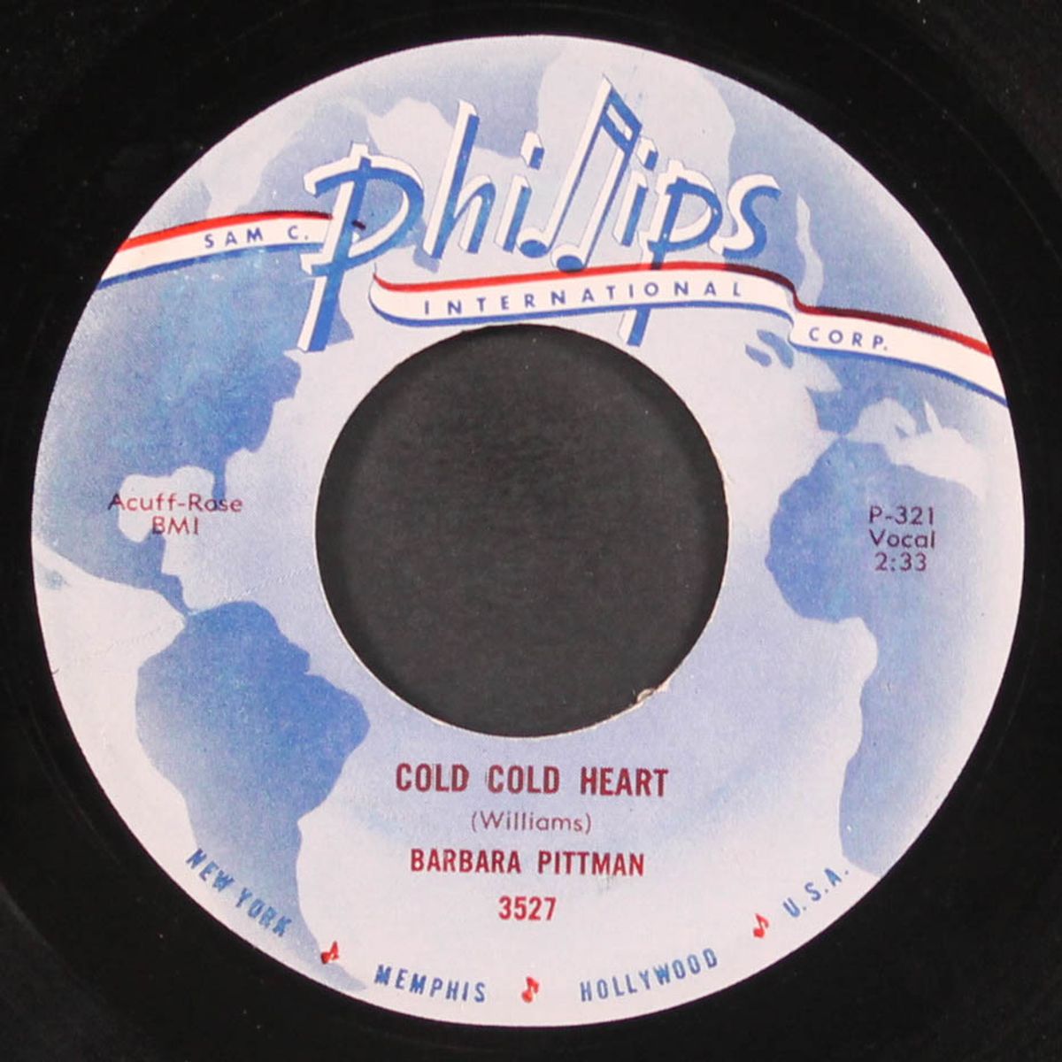 cold cold heart / everylasting love by BARBARA PITTMAN