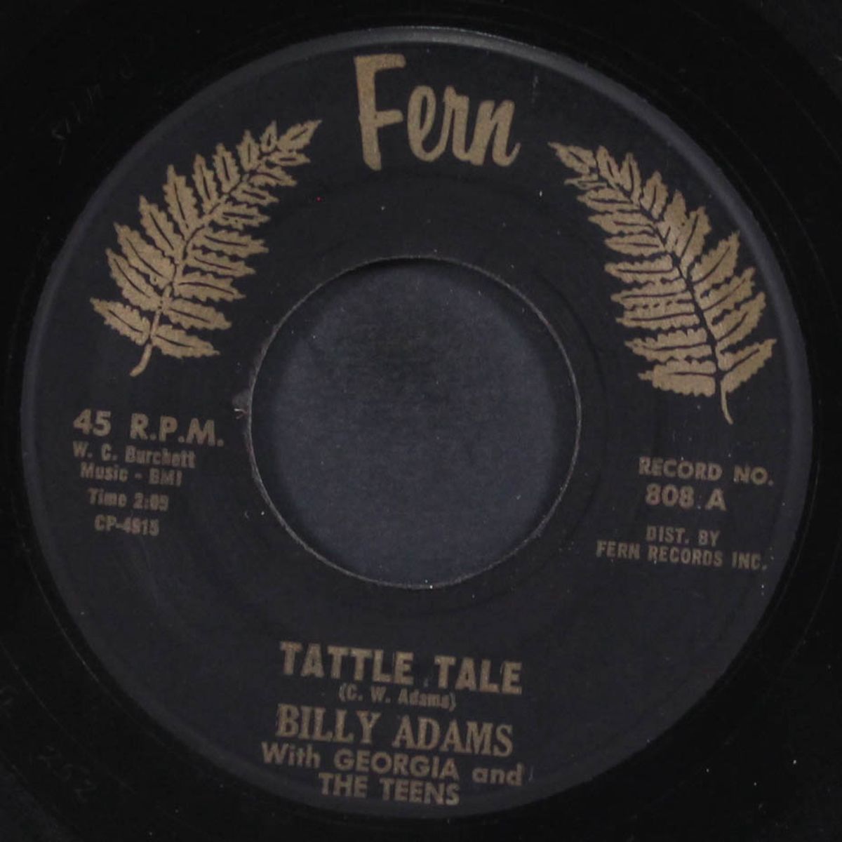 tattle tale / born to be a loser by BILLY ADAMS