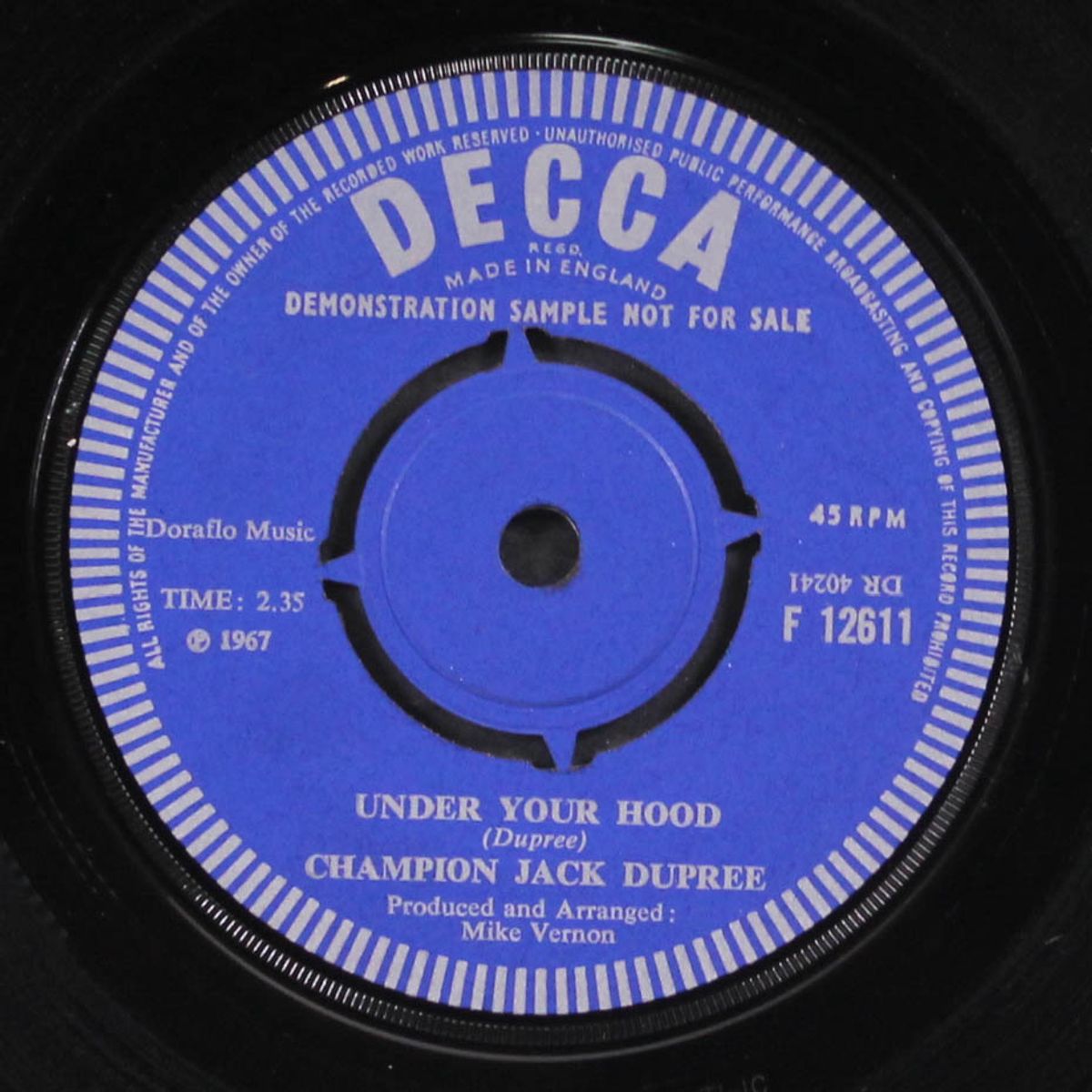 barrelhouse woman / under your hood by CHAMPION JACK DUPREE