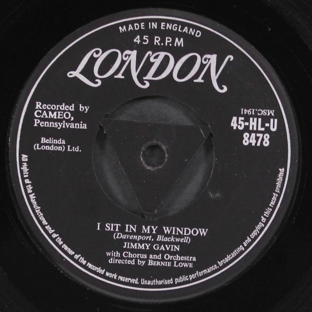i sit in my window / lonely chair by JIMMY GAVIN