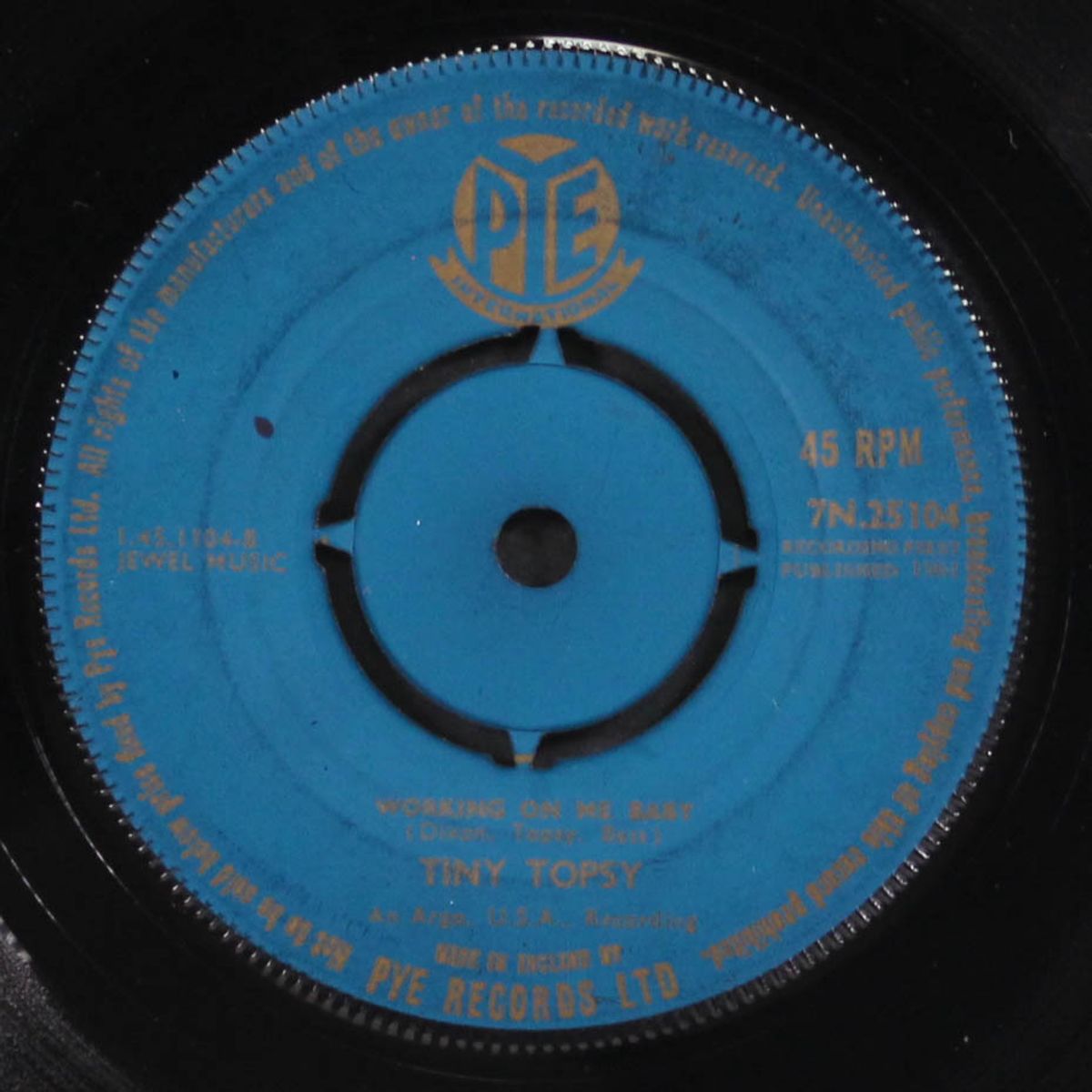 after marriage blues / working on me baby by TINY TOPSY