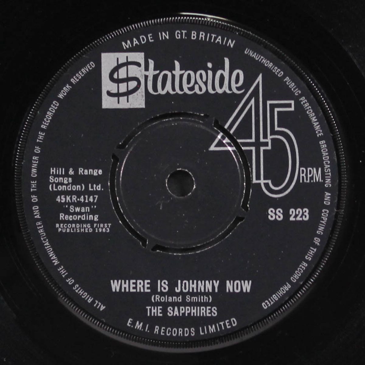 where is johnny now / your true love by SAPPHIRES