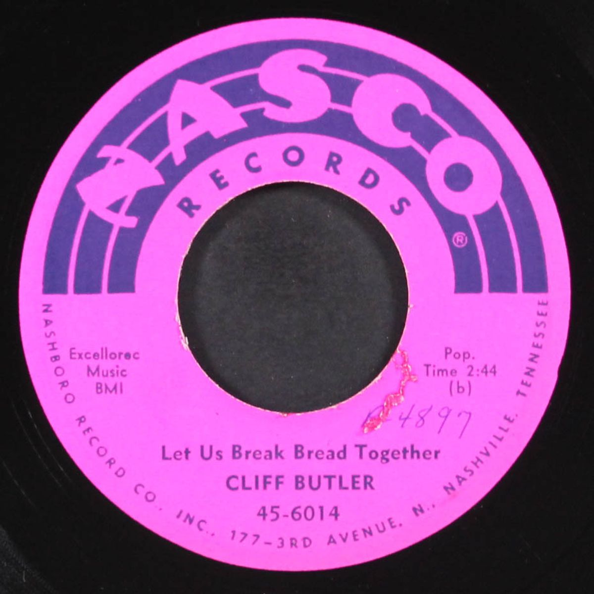 love one another / let us break bread together by CLIFF BUTLER