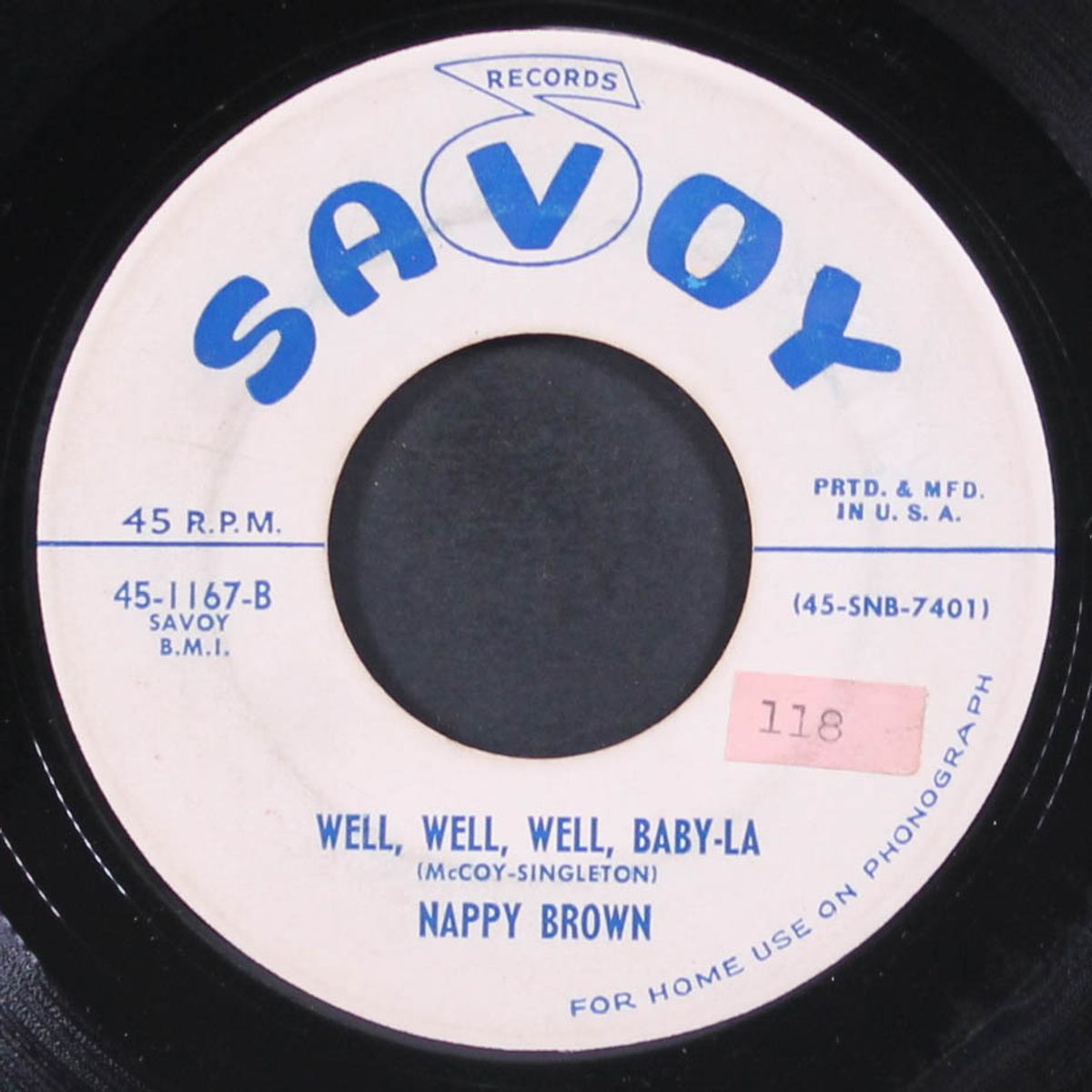 well, well, well, baby-la by NAPPY BROWN