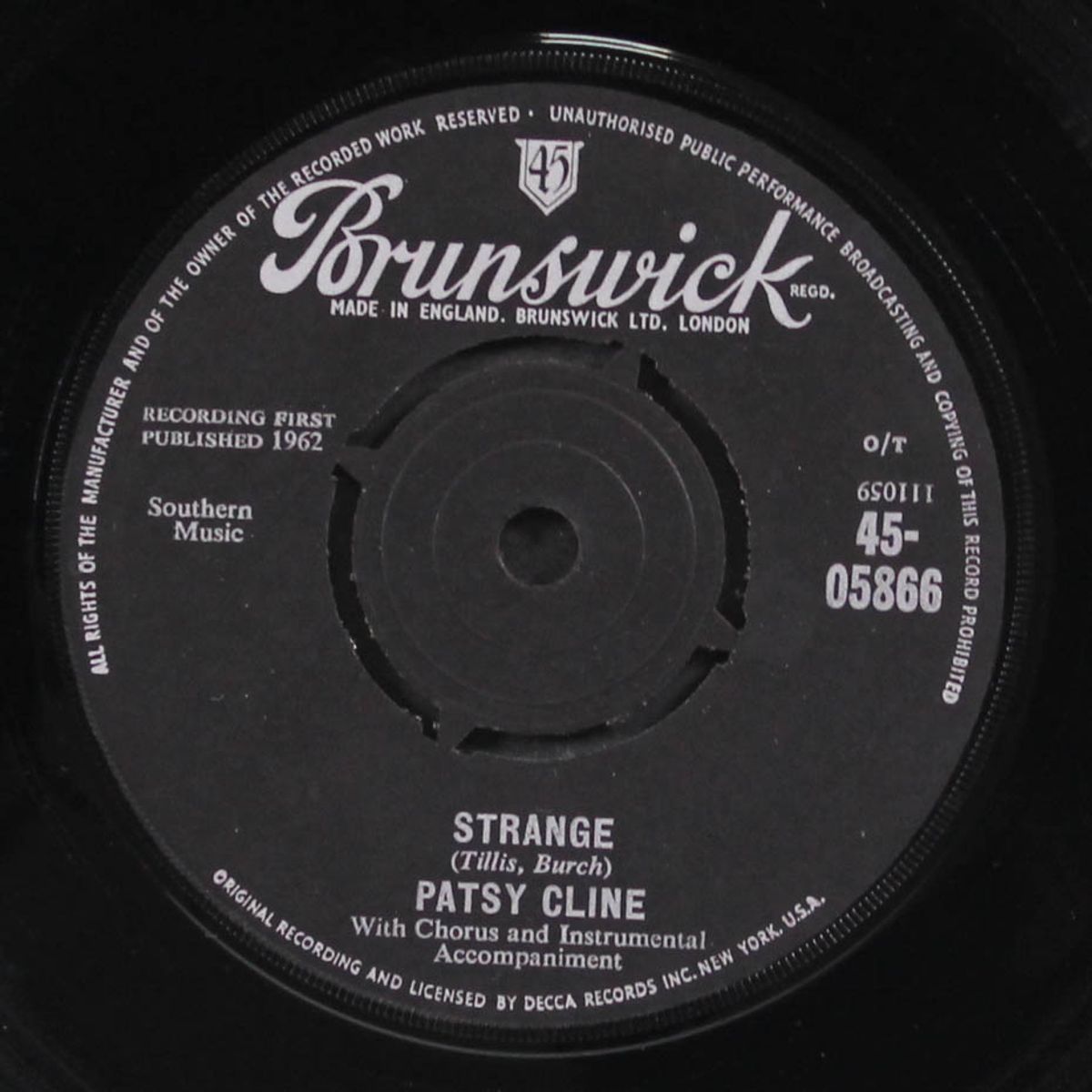 she's got you / strange by PATSY CLINE