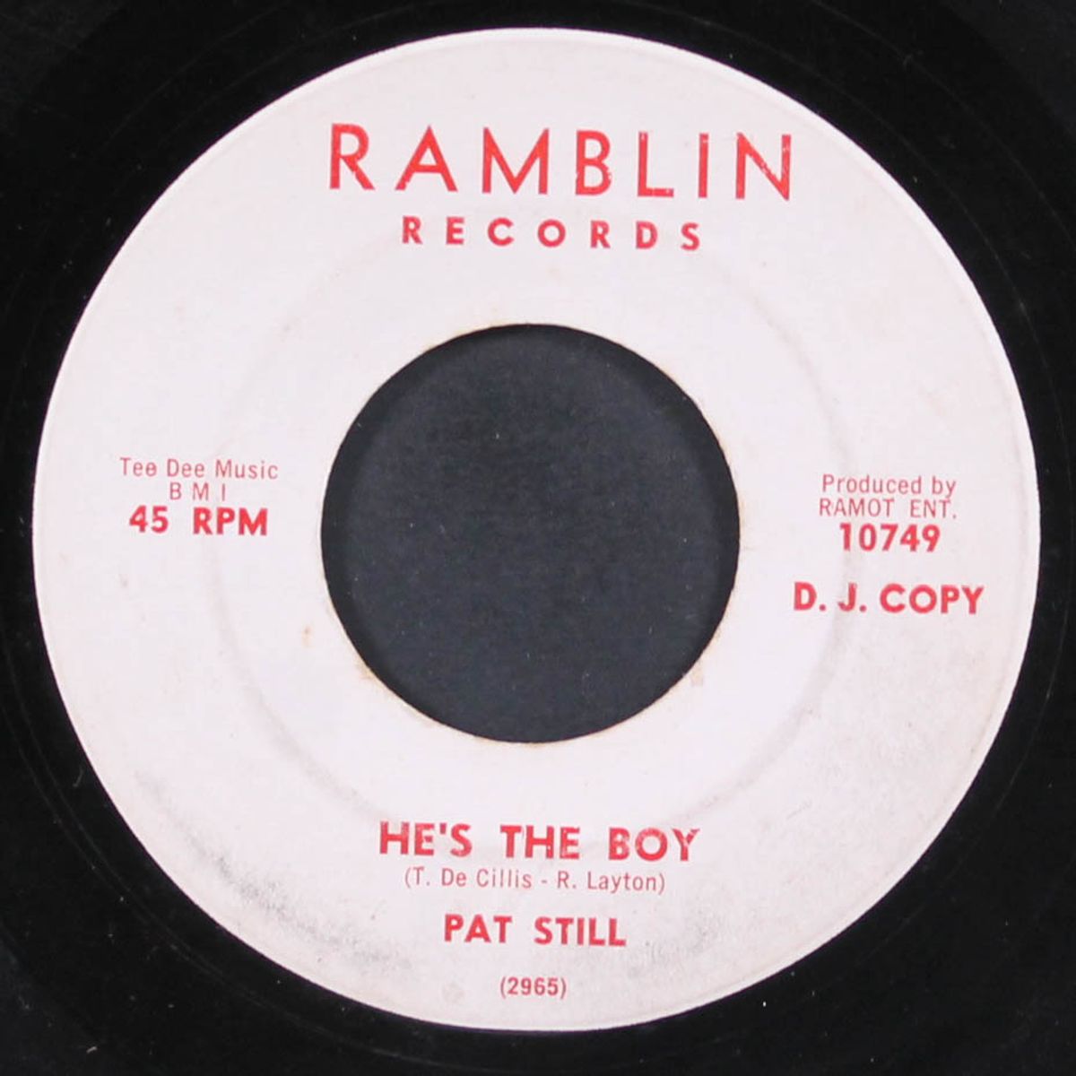 he's the boy / he's wonderful by PAT STILL