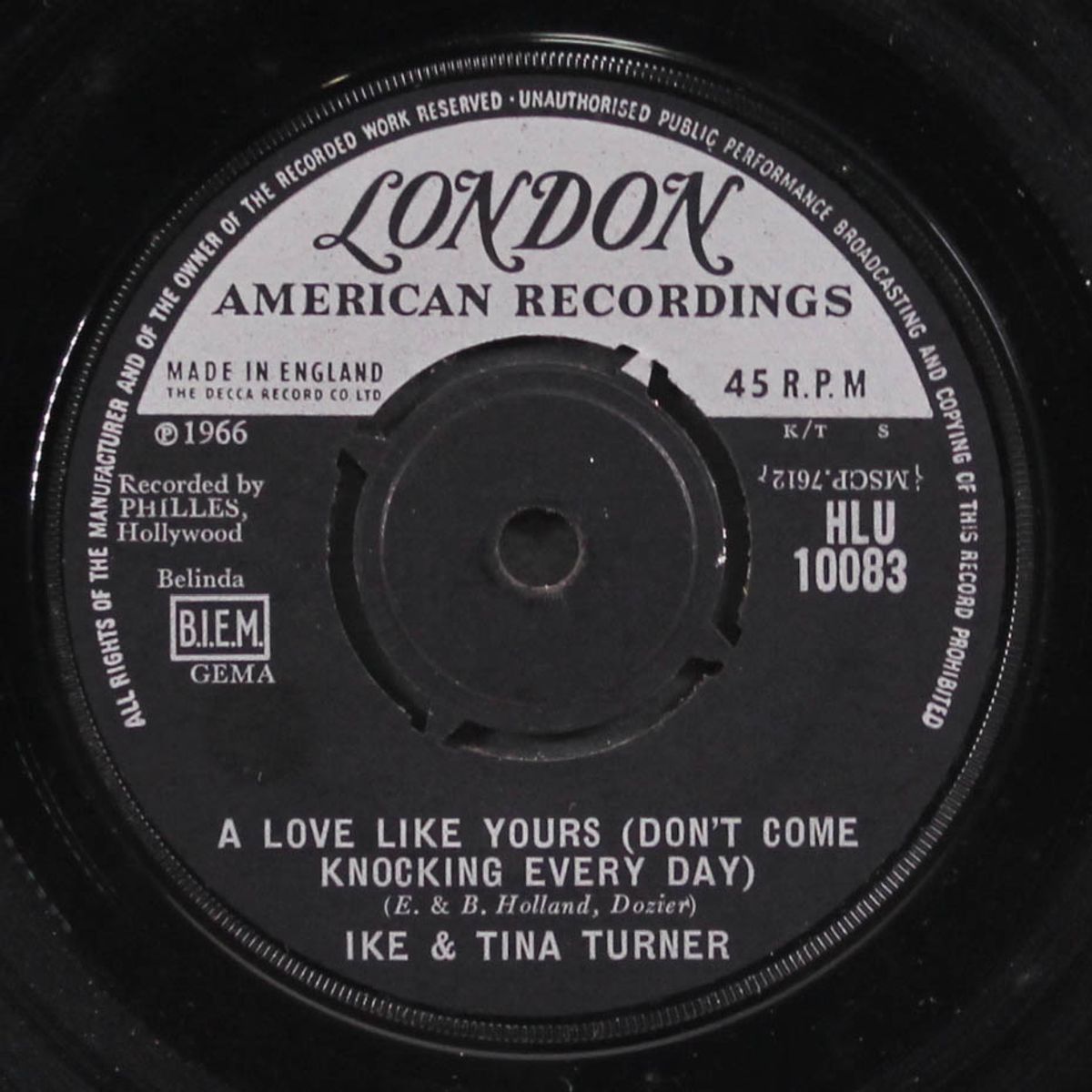 hold on baby / a love like yours by IKE & TINA TURNER