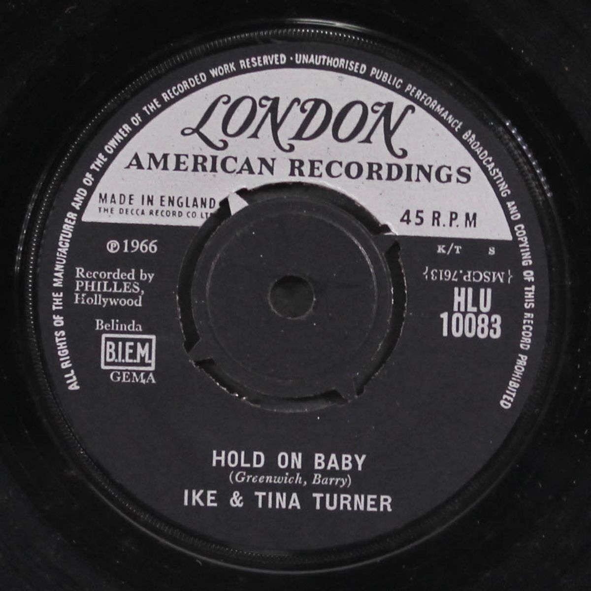 hold on baby / a love like yours by IKE & TINA TURNER