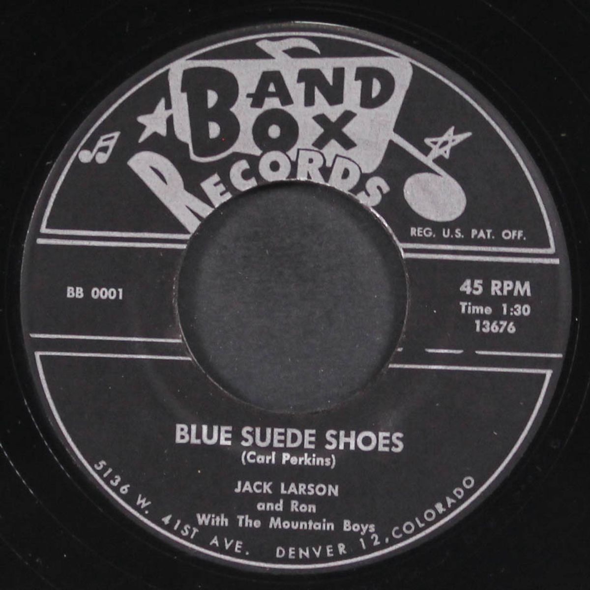 blue suede shoes / a dream, just a dream by JACK LARSON