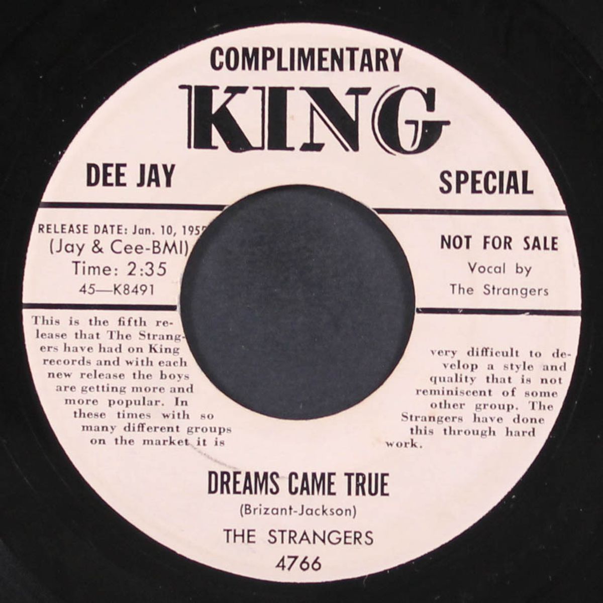 dreams came true / how long must i wait by STRANGERS