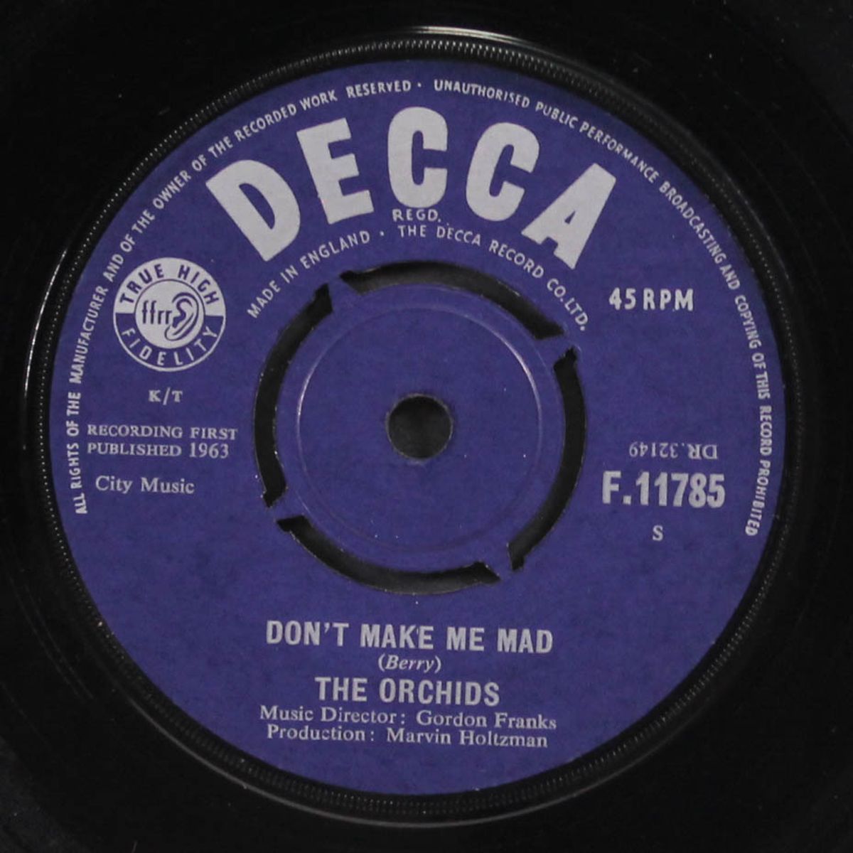 love hit me / don't make me mad by ORCHIDS