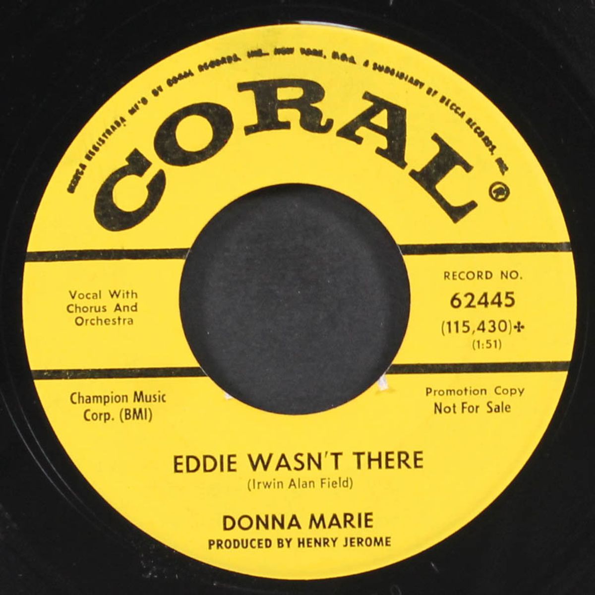 man killer / eddie wasn't there by DONNA MARIE