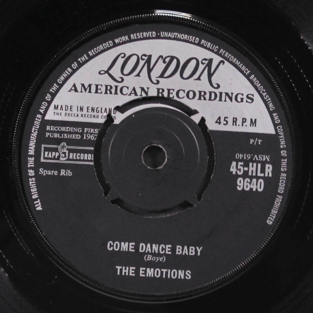 echo / come dance baby by EMOTIONS