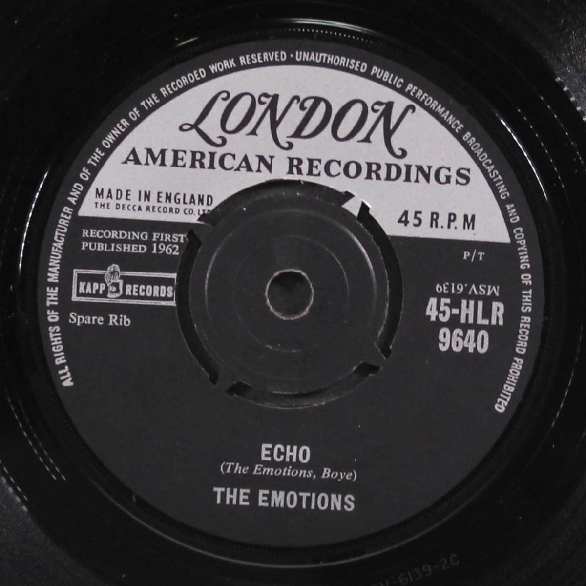 echo / come dance baby by EMOTIONS