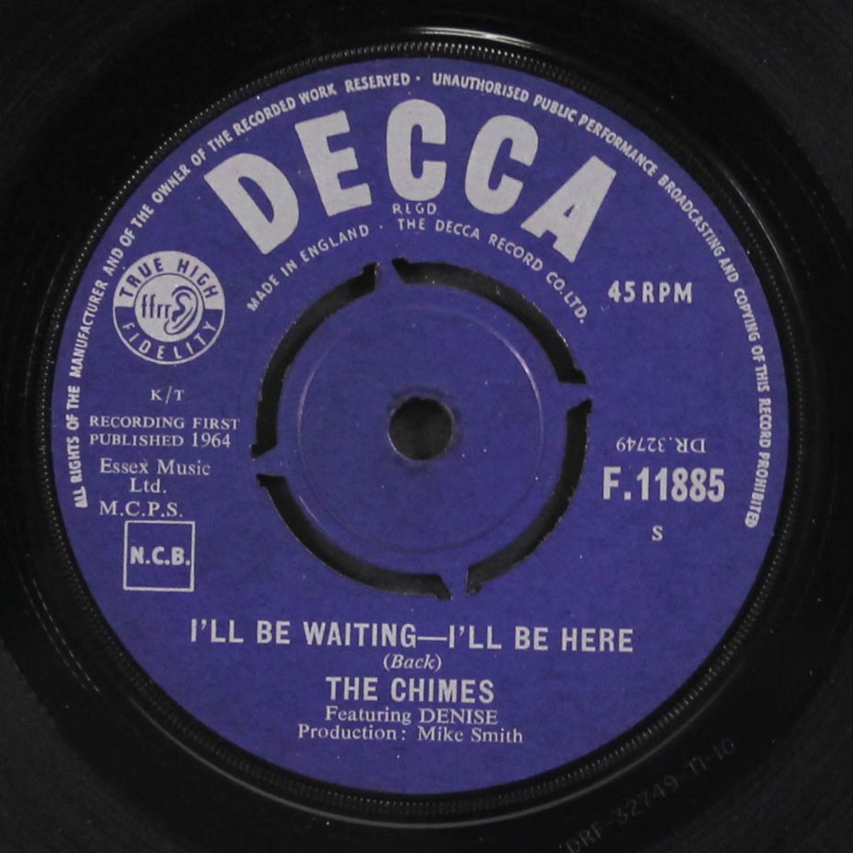i'll be waiting i'll be here by CHIMES