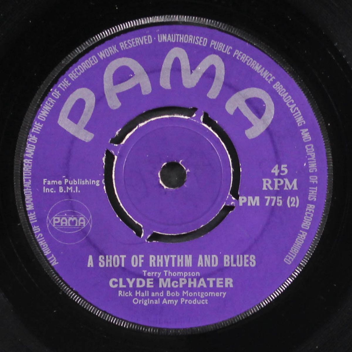 i'm not going to work today / a shot of rhythm and blues by CLYDE MCPHATTER