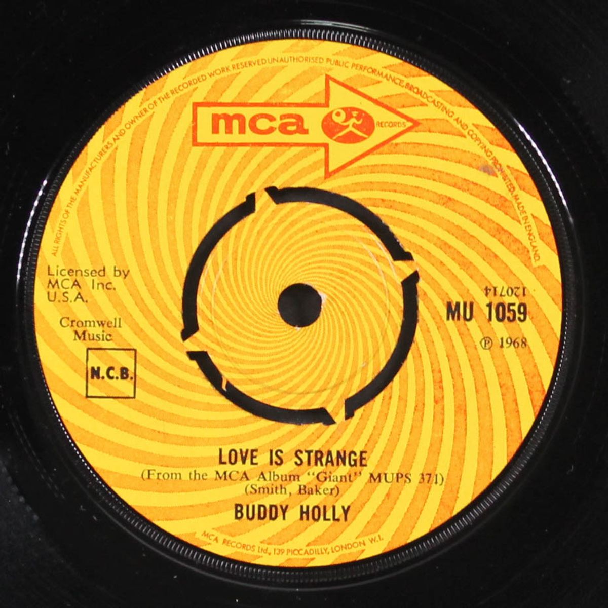 love is strange / you're the one by BUDDY HOLLY